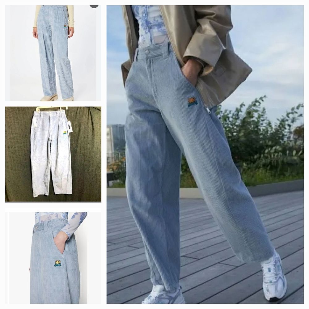 Obey NWT Luna Baggy Corduroy Pants Size Small